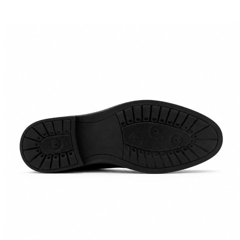 Bottines 3 Chelsea en Cuir Lisse: Noir