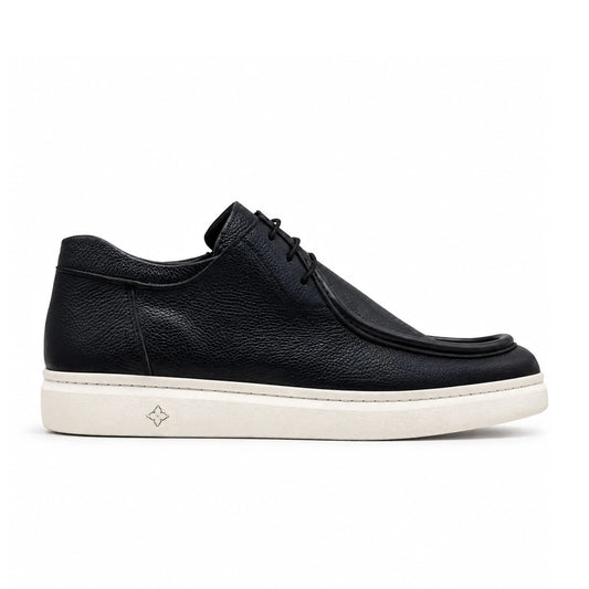 Story Derbies en Cuir Grainé Noir