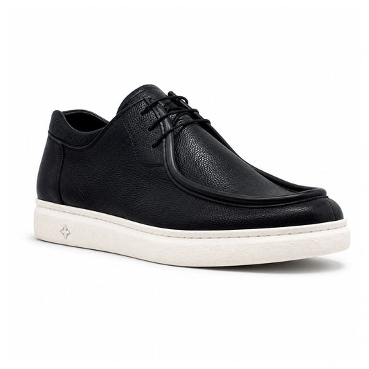 Story Derbies en Cuir Grainé Noir