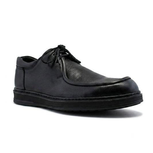 Derby 1 Casual en Cuir : Noir