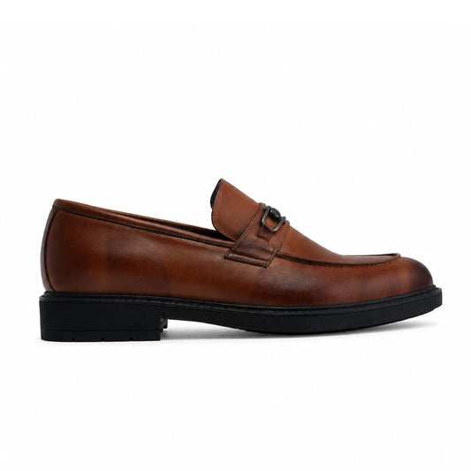 Mocassin à mors en cuir: Marron